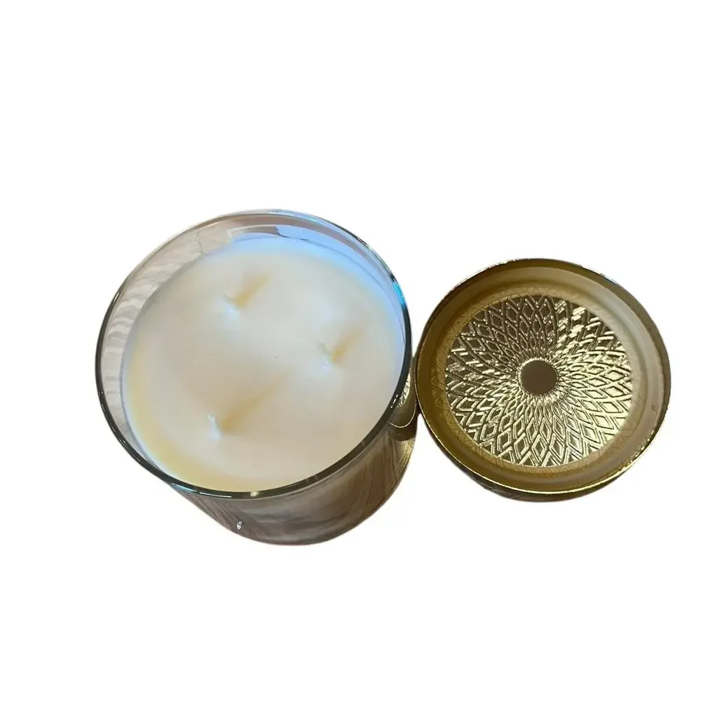 New Bath & Body Works 3-Wick Candle Sunshine & Daffodils Never Burned
